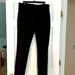 Black straight leg Rachel Zoe pants. Has nice comfortable stretch to them